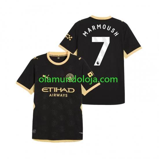 Camisola Manchester City Omar Marmoush 7 Homem Equipamento Segundo 2026-2027 Manga Curta